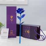 Flor Artificial Decorativa Folheada a Ouro 24K, Entrega de Cor Aleatória, Folheada a Ouro 24K