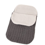 Envolvente de Malha Grossa para Bebé, Saco de Dormir em Forma de Envelope, Envolvente para Recém-Nascido, Faixas Quentes para Bebé, Saco de Dormir para Carrinho Interior