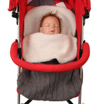 Envolvente de Malha Grossa para Bebé, Saco de Dormir em Forma de Envelope, Envolvente para Recém-Nascido, Faixas Quentes para Bebé, Saco de Dormir para Carrinho Interior