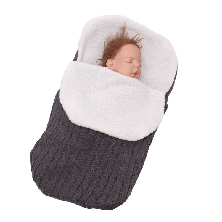 Envolvente de Malha Grossa para Bebé, Saco de Dormir em Forma de Envelope, Envolvente para Recém-Nascido, Faixas Quentes para Bebé, Saco de Dormir para Carrinho Interior