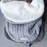 Envolvente de Malha Grossa para Bebé, Saco de Dormir em Forma de Envelope, Envolvente para Recém-Nascido, Faixas Quentes para Bebé, Saco de Dormir para Carrinho Interior