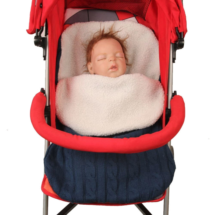 Envolvente de Malha Grossa para Bebé, Saco de Dormir em Forma de Envelope, Envolvente para Recém-Nascido, Faixas Quentes para Bebé, Saco de Dormir para Carrinho Interior