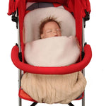 Envolvente de Malha Grossa para Bebé, Saco de Dormir em Forma de Envelope, Envolvente para Recém-Nascido, Faixas Quentes para Bebé, Saco de Dormir para Carrinho Interior