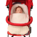 Envolvente de Malha Grossa para Bebé, Saco de Dormir em Forma de Envelope, Envolvente para Recém-Nascido, Faixas Quentes para Bebé, Saco de Dormir para Carrinho Interior
