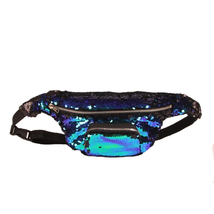 Bolsa de Cintura com Lantejoulas, Duas Cores, Bolsa de Maquilhagem, Carteiras Sereia, Bolsa de Peito para Mulheres e Raparigas, Bolsa para Telemóvel de Viagem