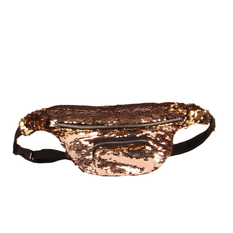 Bolsa de Cintura com Lantejoulas, Duas Cores, Bolsa de Maquilhagem, Carteiras Sereia, Bolsa de Peito para Mulheres e Raparigas, Bolsa para Telemóvel de Viagem