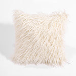 Capa de Almofada de Veludo Longo e Peludo Popular Capa Quadrada para Decoração de Quarto e Cama, Tamanho: 45 x 45cm