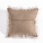 Capa de Almofada de Veludo Longo e Peludo Popular Capa Quadrada para Decoração de Quarto e Cama, Tamanho: 45 x 45cm