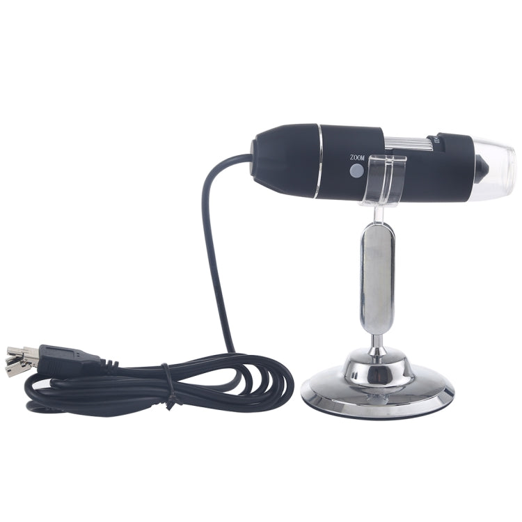Microscópio digital USB com ampliação, sensor de imagem HD 0,3MP 2560x1920P, 8 LEDs e suporte profissional