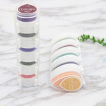 Almofada de Tinta em Forma de Gotas de Água para Crianças, Almofadas de Carimbo Coloridas para DIY Scrapbooking, Entrega de Cor Aleatória, Almofada de Tinta 2
