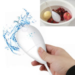 Mini Máquina de Lavar Ultrassónica Portátil para Roupa / Legumes / Frutas, Estilo Gota de Água