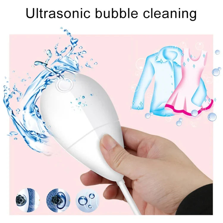 Mini Máquina de Lavar Ultrassónica Portátil para Roupa / Legumes / Frutas, Estilo Gota de Água