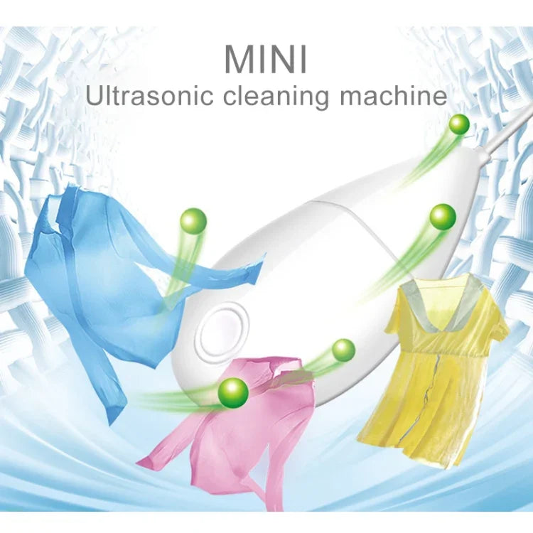 Mini Máquina de Lavar Ultrassónica Portátil para Roupa / Legumes / Frutas, Estilo Gota de Água