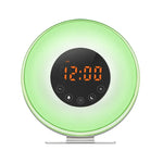 Despertador Inteligente Multifuncional com Luz LED Táctil, Rádio FM, USB