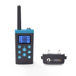 Colar Automático Anti-Latido Sistema de Controlo de Treino para Animais de Estimação + Colar em Pele PU com Choque Elétrico para Cães, PD525