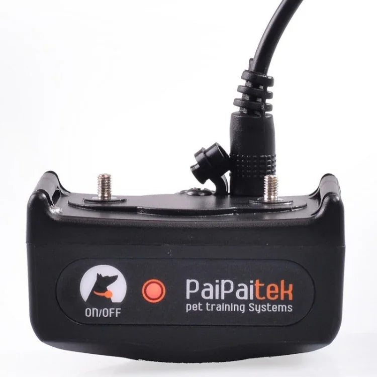 Colar Automático Anti-Latido Sistema de Controlo de Treino para Animais + Colar de Couro PU com Choque Elétrico para Cães, PD520