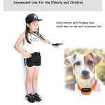 Colar Automático Anti-Latido Sistema de Controlo de Treino para Animais + Colar de Couro PU com Choque Elétrico para Cães, PD520