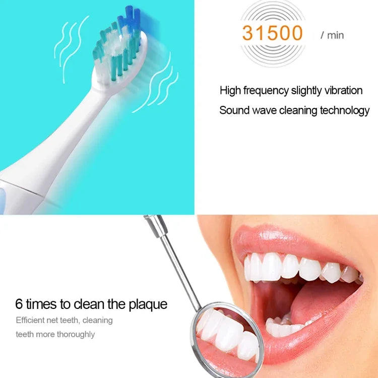 Escova de Dentes Elétrica Sónica QYG Q2 à Prova de Água IPX7 com Bateria