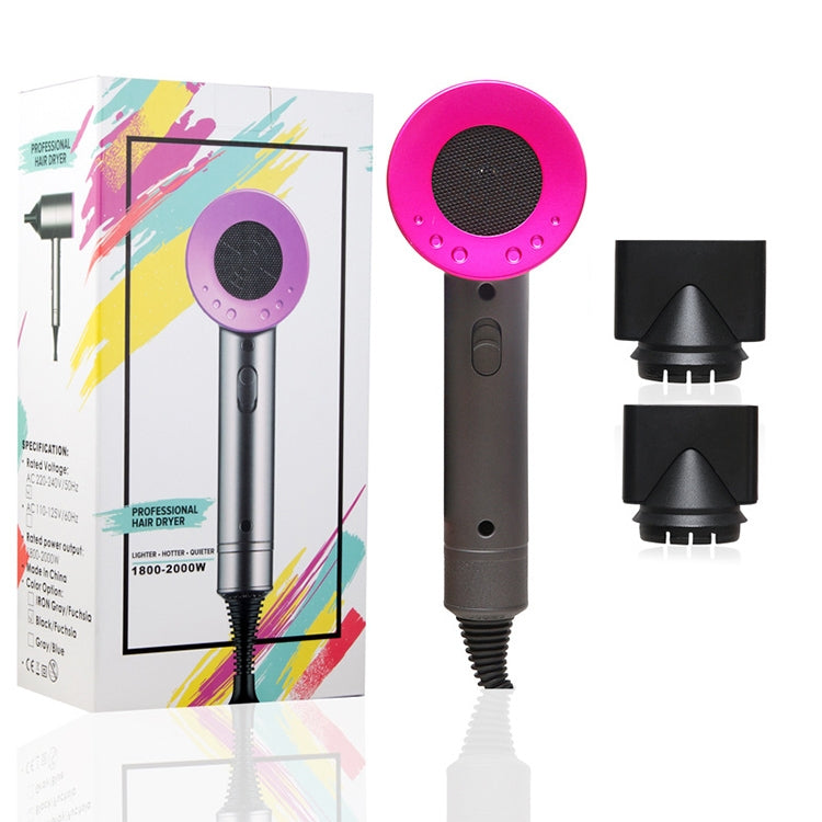 Secador de Cabelo de Alta Potência 2000W com Ar Frio e Quente e Temperatura Constante, Ficha UK, Ficha UK (Cinza+Azul) +2, Ficha UK (Vermelho + Preto) +2, Ficha UK (Vermelho + Cinza) +2