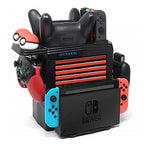 KJH Multi-function Bracket Handle Charging Base Receiving Frame for Nintendo Switch, KJH-SWITCH-27