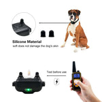 880-2 800 Jardas Colar Recargável com Controlo Remoto para Treino de Cães Dispositivo Anti-Latidos, 880-2 Preto Preto, 880-2 Preto+Laranja