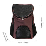 Mochila Transportadora Dobrável em Nylon Respirável para Animais, Tamanho: 33 x 30 x 24cm, Tamanho: 33 x 30 x 24cm Preto, Tamanho: 33 x 30 x 24cm Castanho, Tamanho: 33 x 30 x 24cm Azul, Tamanho: 33 x 30 x 24cm Vermelho
