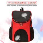 Mochila Transportadora Dobrável em Nylon Respirável para Animais, Tamanho: 33 x 30 x 24cm, Tamanho: 33 x 30 x 24cm Preto, Tamanho: 33 x 30 x 24cm Castanho, Tamanho: 33 x 30 x 24cm Azul, Tamanho: 33 x 30 x 24cm Vermelho