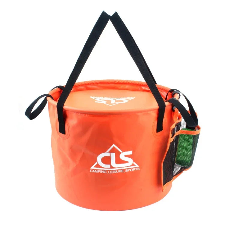 Saco de Equipamento para Campismo e Pesca em PVC Dobrável com Duplo Dreno 4 em 1 30L