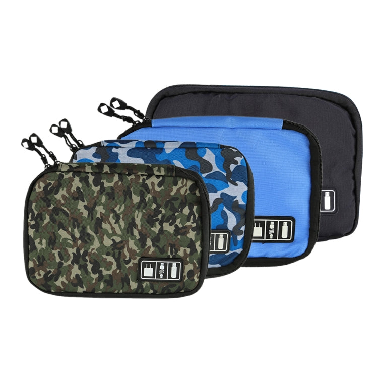 Bolsa Organizadora de Viagem Portátil para Armazenamento de Acessórios Digitais e Eletrónicos, Tamanho: 25,7*18,5*1,2cm, HC3103B, HC3103L, HC3103G, HC3103TT