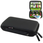 Bolsa de Armazenamento de Viagem para Dispositivos Digitais Multifuncional Portátil em Material EVA para Telemóvel / Power Bank / Disco USB / Disco SD / Consola PSP, Tamanho Interno: 16,5*9,5*3,8cm