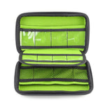 Bolsa de Armazenamento de Viagem para Dispositivos Digitais Multifuncional Portátil em Material EVA para Telemóvel / Power Bank / Disco USB / Disco SD / Consola PSP, Tamanho Interno: 16,5*9,5*3,8cm