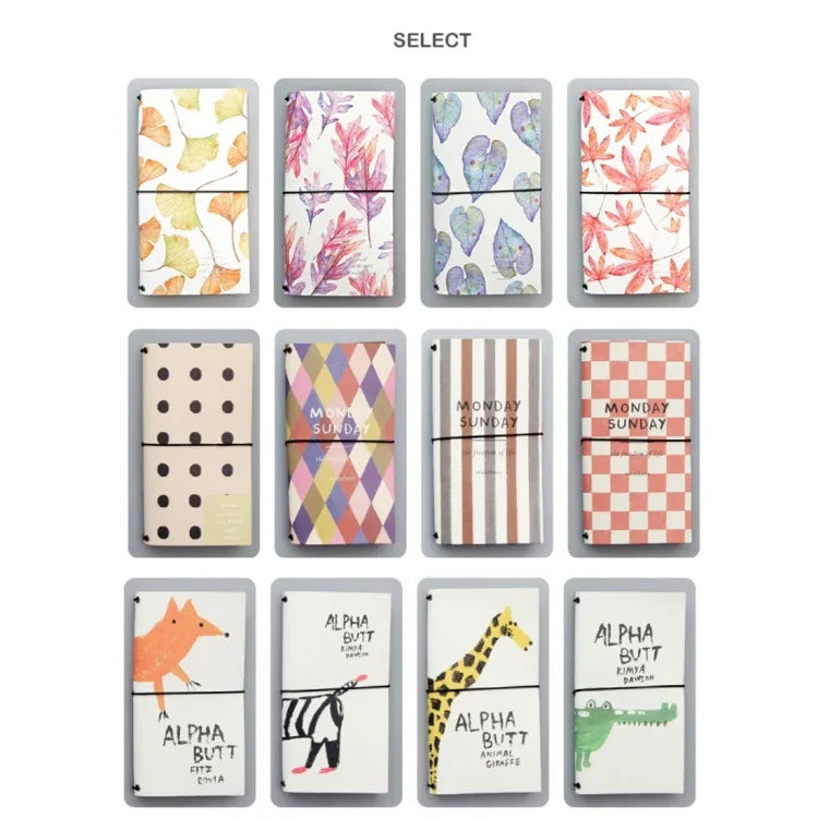Caderno de Contas Portátil Criativo Cortex Material Escolar Escritório, Entrega de Estilo Aleatório, Caderno de Contas