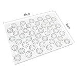 Tapete Multifuncional para Cozinha para Assar Macarons, Tapete Antiaderente, Tapete para Amassar e Tapete Isolante, Tamanho: 40*30cm, Tapete Antiaderente, Tapete Isolante