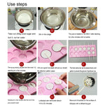 Moldes de Chocolate DIY de Silicone com 12 Cavidades (Forma de Pirulito), Forma de Vaca, Forma de Pirulito