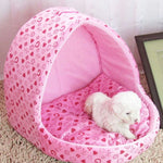 Casa Criativa em Forma de Iurta para Pequenos Cães e Gatos, Tamanho: L, 42*48*48cm, Tamanho: L