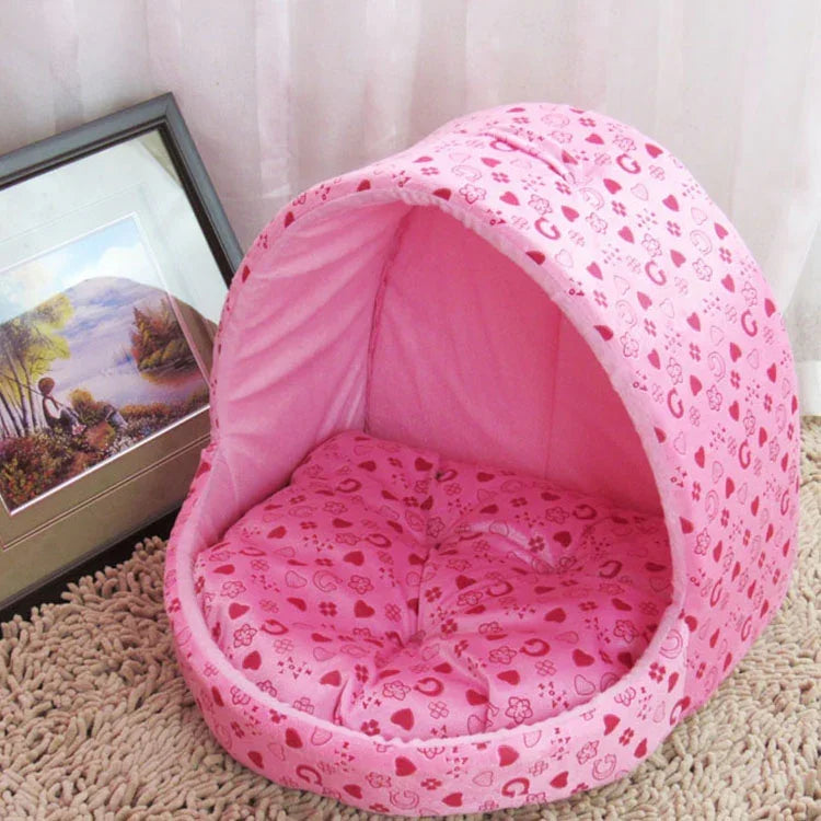 Casa Criativa em Forma de Iurta para Pequenos Cães e Gatos, Tamanho: L, 42*48*48cm, Tamanho: L