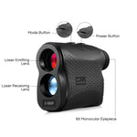 Medidor de Distância a Laser Portátil para Golfe 5-600P, Telescópio Medidor de Alcance, Medidor de Distância, 600m, 5-600m