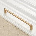 9011-160 Puxador Moderno Simples para Porta de Armário, Gaveta e Roupeiro em Liga de Zinco, 9011-160