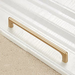 9011-160 Puxador Moderno Simples para Porta de Armário, Gaveta e Roupeiro em Liga de Zinco, 9011-160