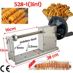 Cortador manual de batata torcida 528-1, cortador de batatas fritas de alta qualidade, cortador manual para batatas fritas