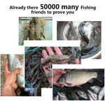Rede de Pesca Automática Dobrável com 6 Furos, Armadilha de Camarão, Caranguejo e Peixe em Nylon, Rede de Pesca, 6 Furos