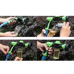 Pistola de Água de Espuma Multifuncional para Carro Ferramentas de Rega para Jardim Chuveiro para Animais, Entrega de Cor Aleatória, Sem Mangueira, Pistola de Água