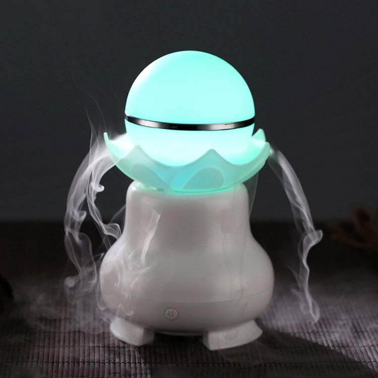 Humidificador Ultrassónico Aromaterapia Pérola Luminescente Noturna com Carregamento USB 4W e Luz LED Colorida para Casa / Escritório, Capacidade do Reservatório de Água: 95ml, DC 5V