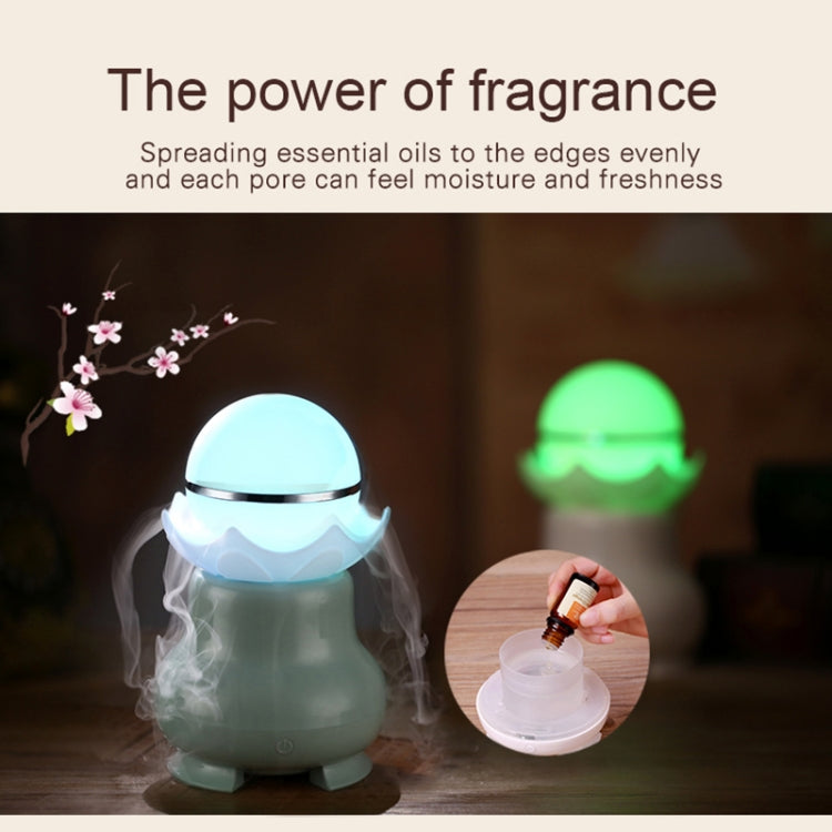 Humidificador Ultrassónico Aromaterapia Pérola Luminescente Noturna com Carregamento USB 4W e Luz LED Colorida para Casa / Escritório, Capacidade do Reservatório de Água: 95ml, DC 5V