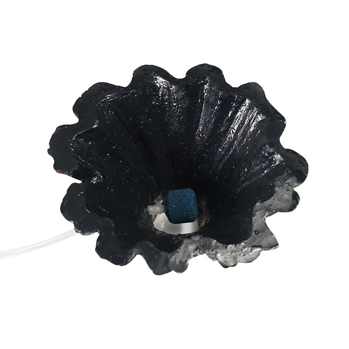 Decoração artificial para aquário, árvore, planta, relva, rocha vulcânica, paisagem, ornamentos criativos de rocha em resina, bomba de ar para aquário, tamanho S, 8,5*5,5*2,0 cm