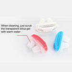 Purificador de Ar Anti-Ronco 2 em 1 em ABS e Silicone
