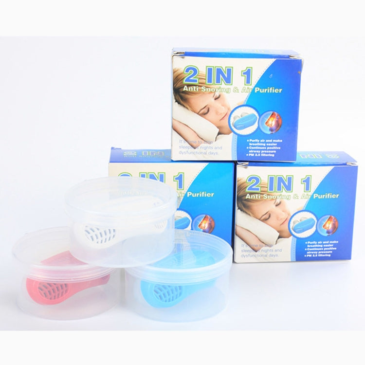 Purificador de Ar Anti-Ronco 2 em 1 em ABS e Silicone