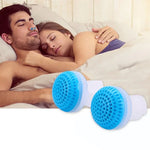 2 Purificadores de Ar Anti-Ronco 2 em 1 em ABS e Silicone