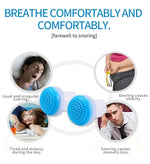 2 Purificadores de Ar Anti-Ronco 2 em 1 em ABS e Silicone