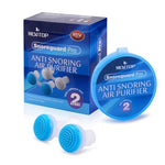 2 Purificadores de Ar Anti-Ronco 2 em 1 em ABS e Silicone